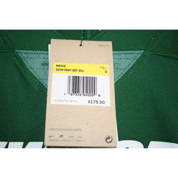 New York Jets Aaron Rodgers #8 NFL On Field Green Jersey Mens Small - Picture 6 of 7